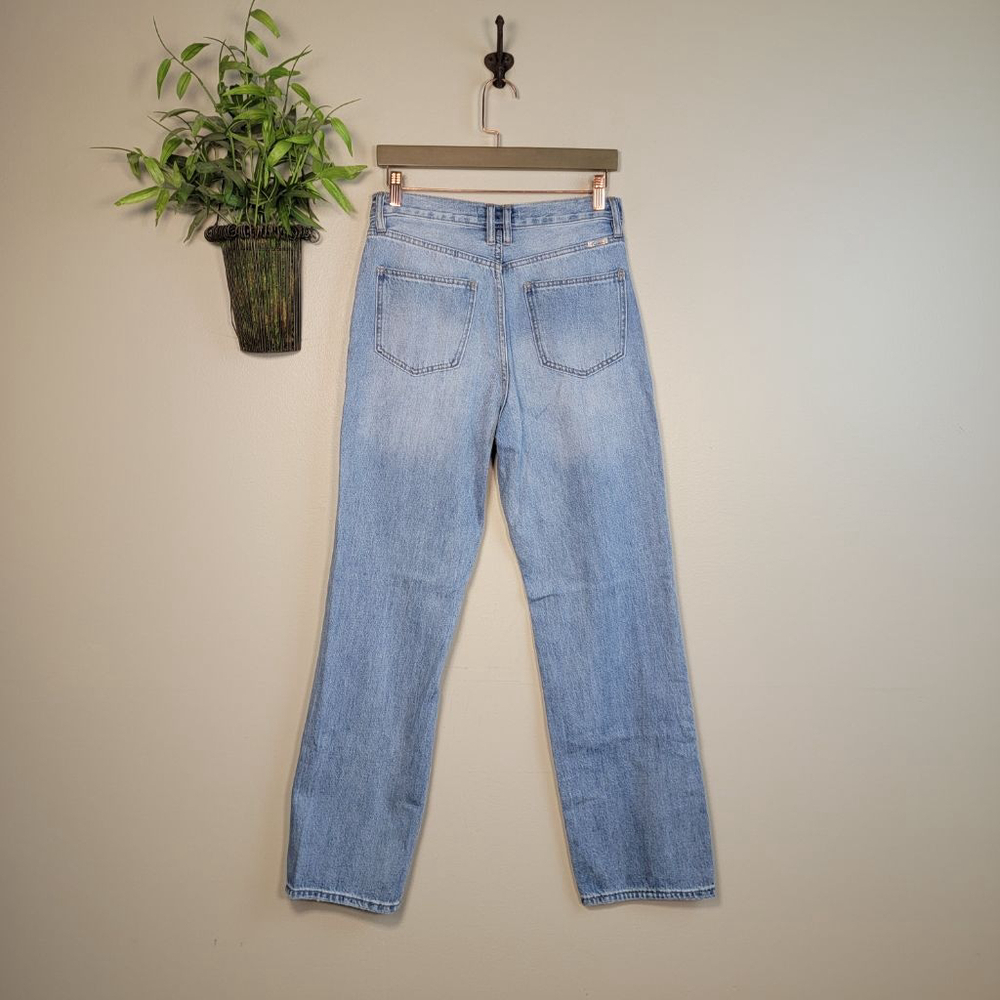 KanCan 90s Baggy Wide Leg Straight Jeans Light Wash Distressed Crossover 5 26 - Picture 11 of 12